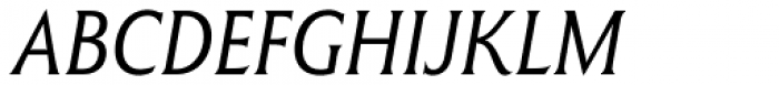 Winsel Condensed Light Italic Font UPPERCASE