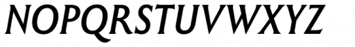 Winsel Condensed Medium Italic Font UPPERCASE