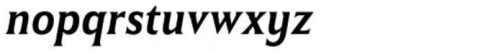 Winsel Condensed Medium Italic Font LOWERCASE