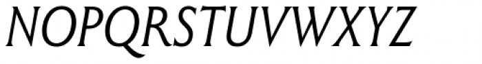 Winsel Condensed Thin Italic Font UPPERCASE