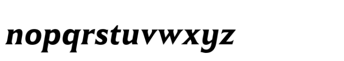Winsel Extended Bold Italic Font LOWERCASE