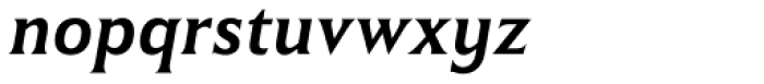 Winsel Extended Medium Italic Font LOWERCASE