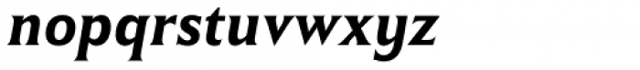 Winsel Norm Demi Italic Font LOWERCASE