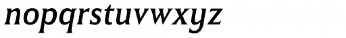 Winsel Norm Regular Italic Font LOWERCASE