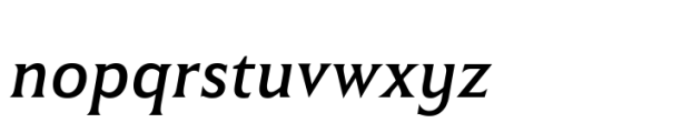 Winsel Variable Thin Condensed Italic Font LOWERCASE