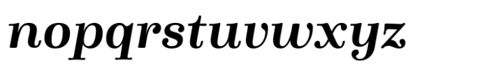 Winslow Book Bold Italic Font LOWERCASE