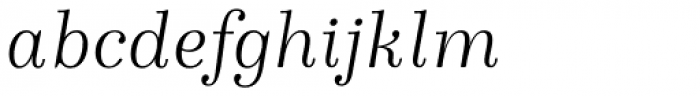 Winslow Book Light Italic Font LOWERCASE
