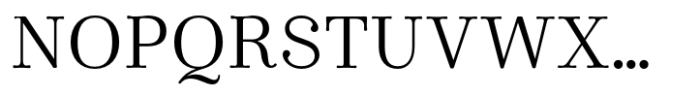 Winslow Book Regular Font UPPERCASE