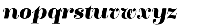 Winslow Title Black Italic Font LOWERCASE
