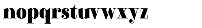 Winslow Title Black Narrow Font LOWERCASE