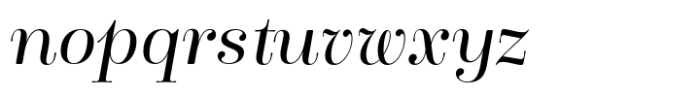 Winslow Title Light Italic Font LOWERCASE
