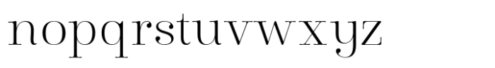 Winslow Title Mod Thin Font LOWERCASE