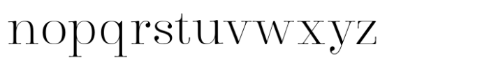Winslow Title Thin Font LOWERCASE