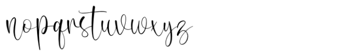 Winter Belly Font LOWERCASE