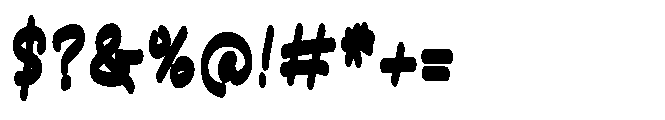 Winter Funny Font OTHER CHARS