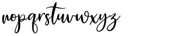 Winter Miracle Script Font LOWERCASE