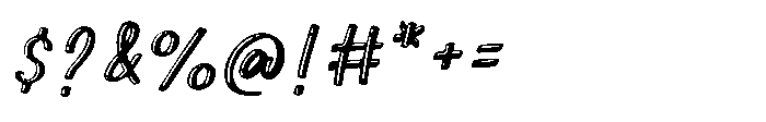 Winter Sign Display Display Font OTHER CHARS