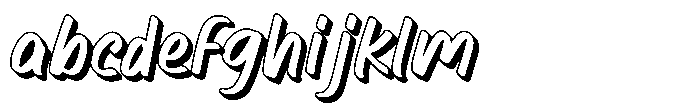 Winter Sign Extrude Extrude FONT