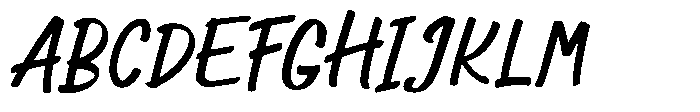 Winter Sign Regular Font UPPERCASE