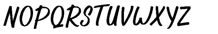 Winter Sign Regular Font UPPERCASE