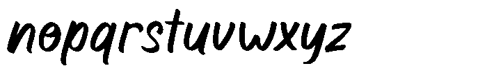 Winter Sign Regular Font LOWERCASE