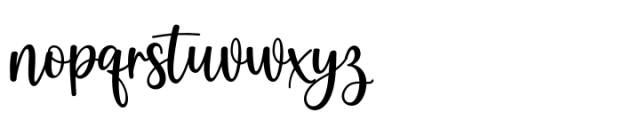 Winter Snowie Font LOWERCASE