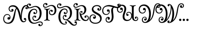 Winterlight Season Regular Font UPPERCASE