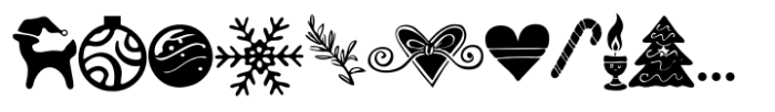 Winterlight Season Symbols Regular FONT
