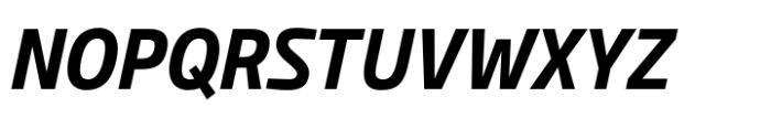 Wintler Condensed Bold Italic Font UPPERCASE