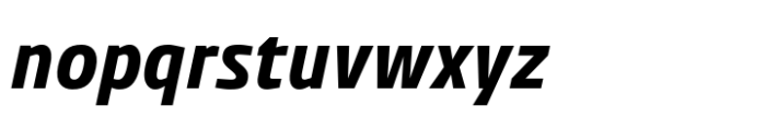Wintler Condensed Bold Italic Font LOWERCASE
