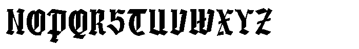 Wintress Font UPPERCASE