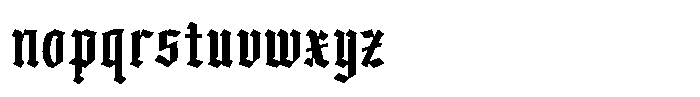 Wintress Font LOWERCASE