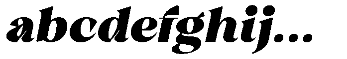 Winzer Serif Black Italic FONT