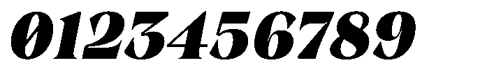 Winzer Serif Black Slanted Font OTHER CHARS