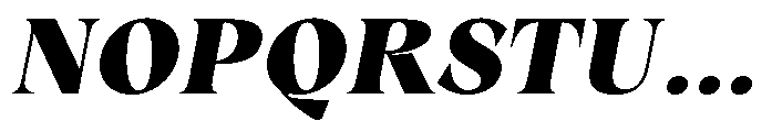Winzer Serif Black Slanted Font UPPERCASE
