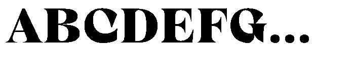 Winzer Serif Black Font UPPERCASE