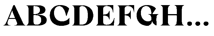 Winzer Serif Bold Font UPPERCASE