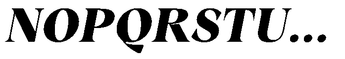 Winzer Serif Extra Bold Italic Font UPPERCASE