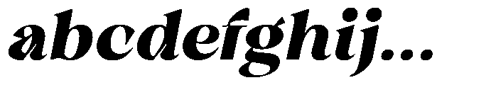 Winzer Serif Extra Bold Italic FONT