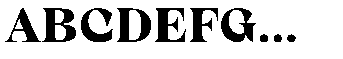 Winzer Serif Extra Bold Font UPPERCASE