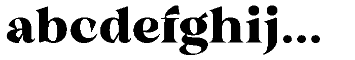 Winzer Serif Extra Bold FONT