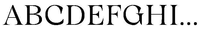 Winzer Serif Light Font UPPERCASE