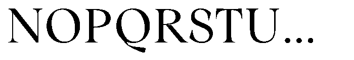 Winzer Serif Light Font UPPERCASE