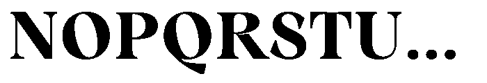 Winzer Serif Optical Bold Font UPPERCASE