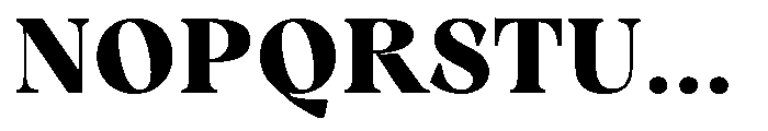 Winzer Serif Optical Extra Bold Font UPPERCASE
