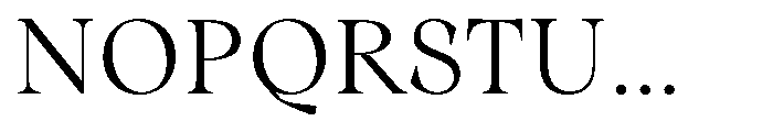 Winzer Serif Optical Extra Light Font UPPERCASE
