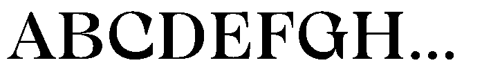 Winzer Serif Optical Regular Font UPPERCASE