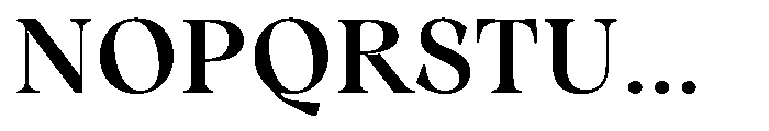 Winzer Serif Optical Regular Font UPPERCASE
