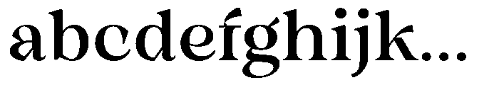 Winzer Serif Optical Regular FONT
