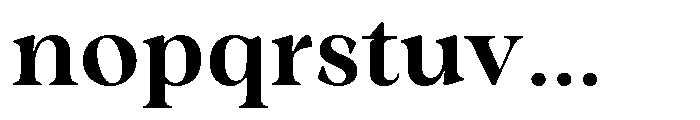 Winzer Serif Optical Semi Bold Font LOWERCASE